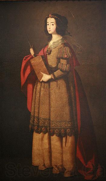 Francisco de Zurbaran Saint Engracia